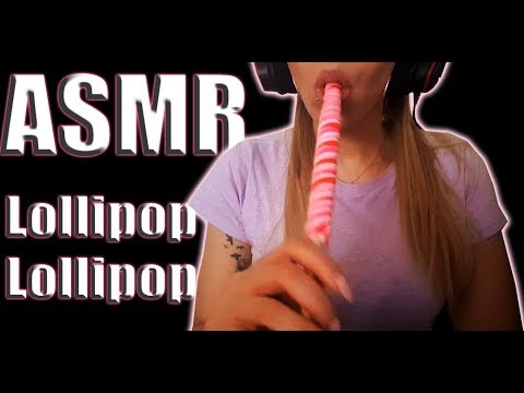 {ASMR} Lollipop sucking | Licking | Wet mouth sounds