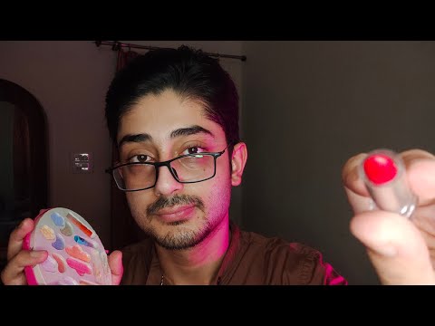 ASMR Roleplay / Doing your Make-Up mins before show / Hindi "Personal Attention"