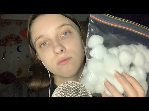 ASMR - Random Triggers (warning: cotton sounds)