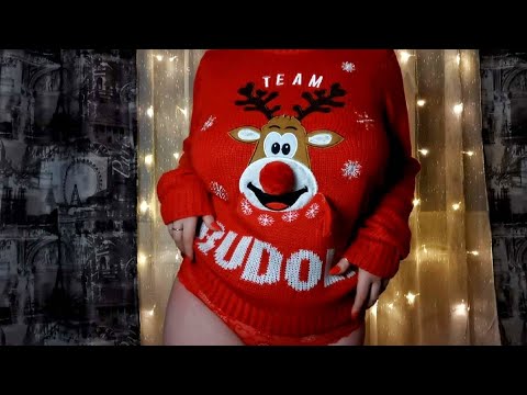 🎅Christmas Outfit | Scratching | Fabric Sounds | Body Triggers | ASMR 🎅