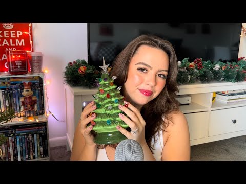 ASMR Target + Amazon Haul ❤️ | Fun Holiday Items 🎄 | Tapping, Scratching, Crinkles, and Whispering 😄