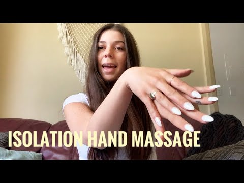 ASMR~ RELAXING HAND MASSAGE AND WHISPERING