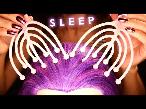 12 Hours ASMR 😴 Deep Head Massage (No Talking)