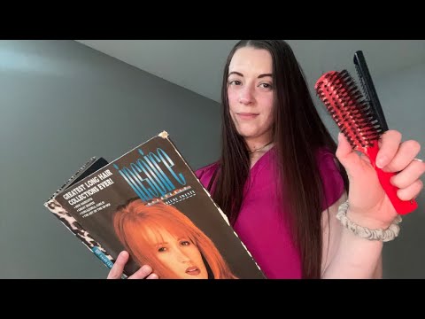 ASMR Hair Class & You're The Model (real hair sounds)