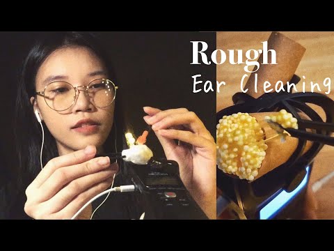 ASMR Rough Ear Cleaning No Talking