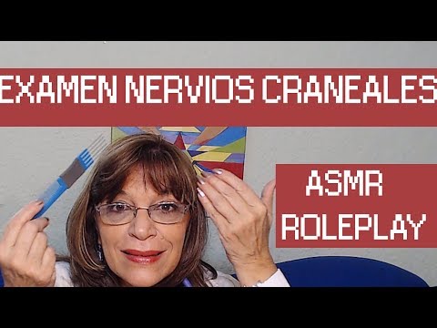 ASMR EXAMEN NERVIOS CRANEALES🤯CRANIAL NERVE EXAMINATION-EN ESPAÑOL