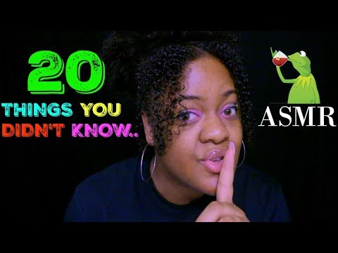 ASMR | Ear-to-Ear Close Whisper | 20 Things You Didn't Know About Me...❣️~