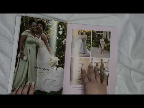 ASMR | Looking at a Wedding Magazine (Soft-Spoken)