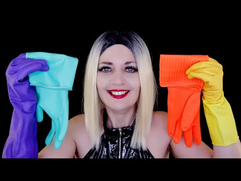 ASMR Wearing Rubber Gloves/Marigolds | 6 Different Pairs | PVC Top | INTENSE Ear-to-Ear Tingles