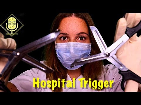 ASMR Scissors Snipping, Latex Gloves Sounds, Real Hospital Triggers... | ASMR deutsch / german