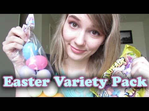 [BINAURAL ASMR] 🐰 Easter Variety Pack! 🐰 (chewing jelly beans, mouth sounds, crinkling, tapping)