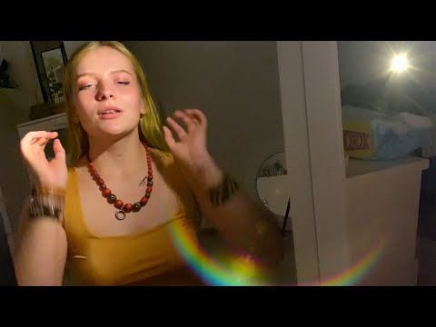 ASMR playing with mirror and lights  ✨meditate with me