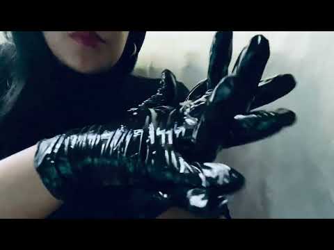 ASMR| ￼ Whispering,💄Lipstick Application and latex gloves with oil🧴￼