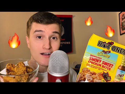 [ASMR] Hot Ones Hot Sauce & Wings Mukbang 🐔🔥