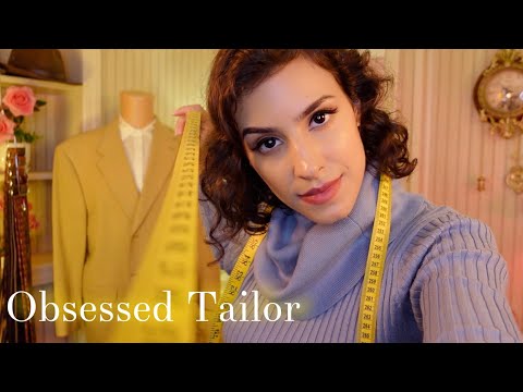 ASMR Tailor is OBSESSED With You | Intensely Focused Suit Fitting, Fabric Massage, Measuring You