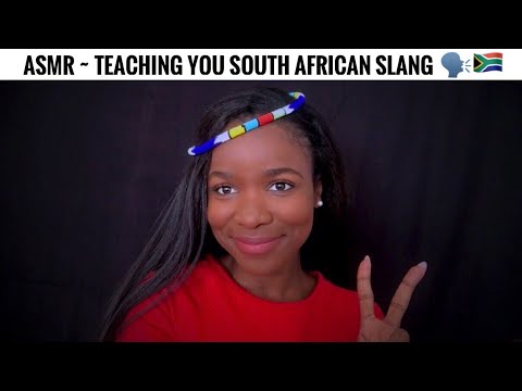ASMR Teaching You South African Slang | Trigger Words (+ Subtitles) 🤯💤