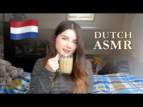 Dutch Chatting ☕ Hoe heb ik ASMR ontdekt? ☕ Tapping, Up-close Whispering, Drinking Tea