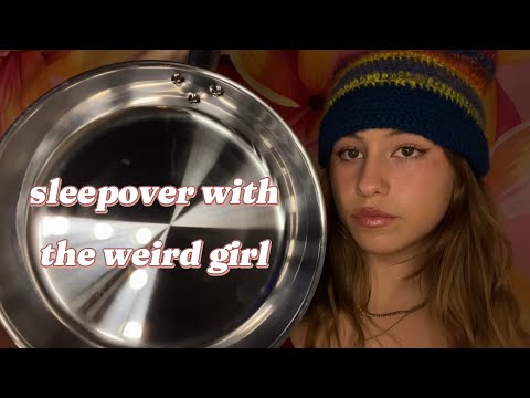 ASMR sleepover with the weird girl that’s obsessed with you 🙈✨
