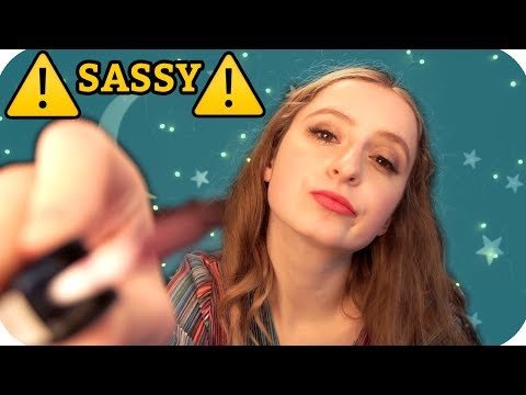 ⚠️ ASMR Rude Celeb does your MAKEUP Role Play ⚠️100 % SASSY