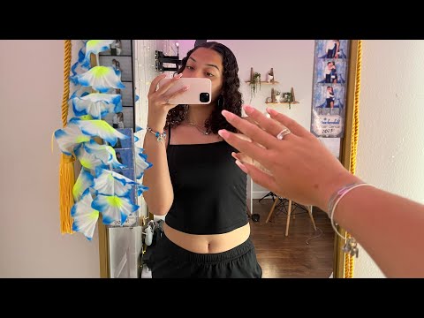 ASMR fast and aggressive mirror and camera tapping and scratching