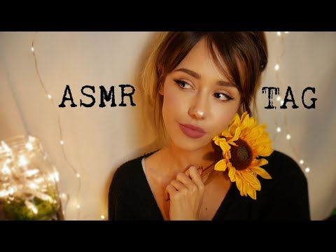 ASMR Tag  - The 25 Question CHALLENGE - Whispering Only! 💤😴