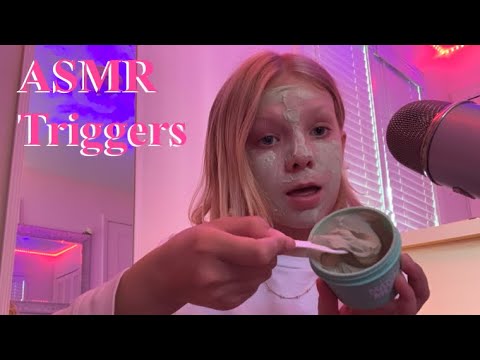 ASMR Triggers with face mask on