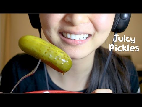 ASMR Juicy Pickle | Crunchy Eating Sounds