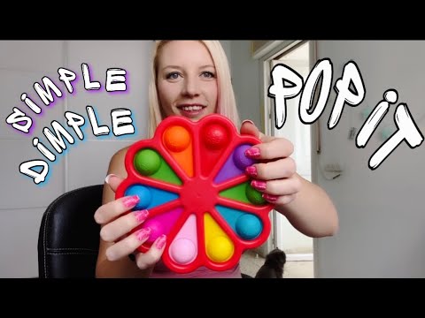 Fast ASMR (Pop it) Simple Dimple Fidget Toys Satisfying sounds