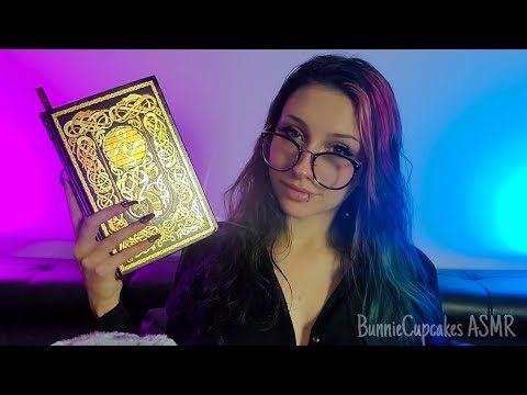 ASMR Goth Librarian Checks You Out | POV Library Roleplay