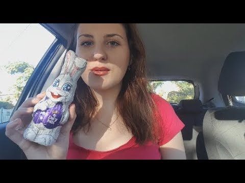 ASMR - Eating an Easter Bunny In My Hot Car