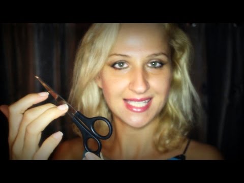 ✄ JUST AROUND your EARS! ASMR HAIRCUT with EAR brushing and close up WHISPERING *binaural*
