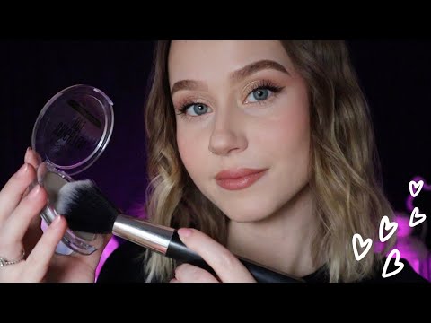 ASMR Doing Your Make Up For Valentines Day! 💌 ✨ Soft Spoken, Layered Sounds