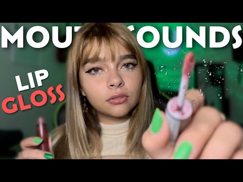 ASMR l Female Mouth Sounds for Your Tingles (Lip Gloss Application, Zen Music, Wet Sounds)
