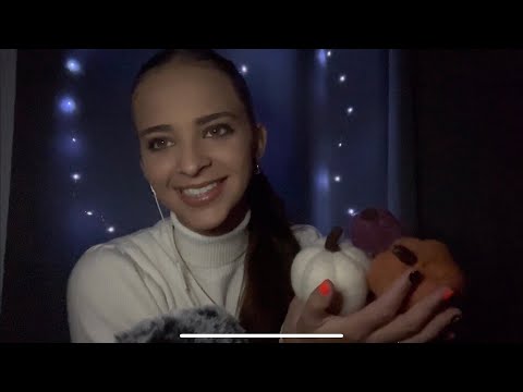 ASMR| Whisper/Ramble with Halloween objects (road to 1k!)