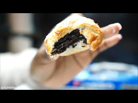 ASMR HOW TO MAKE FRIED OREOS! MOST EASIEST WAY!