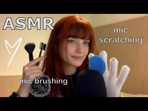 ASMR ~ Mic Triggers! (Scratching, Brushing)