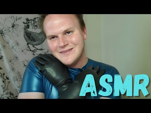 ASMR - Tingly Long Black Latex Gloves Sounds - Latex Sounds