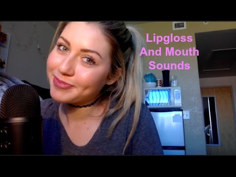 ASMR LipGloss and Mouth Sounds TRIGGERS