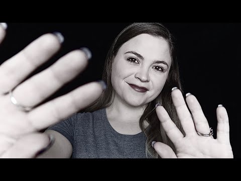 ASMR | Dark & Relaxing Hand Movements | Slow Whispers