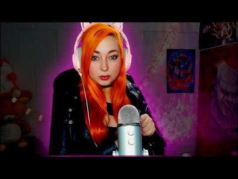 ✨ ASMR Leather Sounds Rubbing Tapping and Scratching [ASMR WITH MOONFOX]