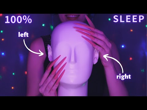 ASMR Binaural Dummy Head Mic Scratching & Tapping with Claws | 100% Tingles - ASMR No Talking 1H