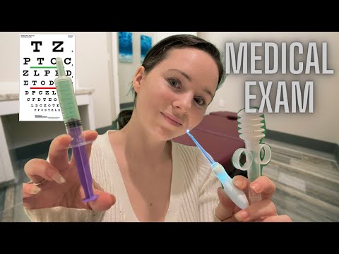 ASMR The MOST DETAILED Cranial Nerve Exam (Eyes, Ears, Head) Doctor/Medical Roleplay