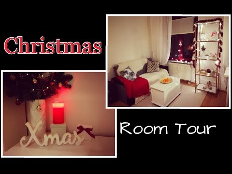 ASMR Christmas Room Tour ~Whispered, Sounds~