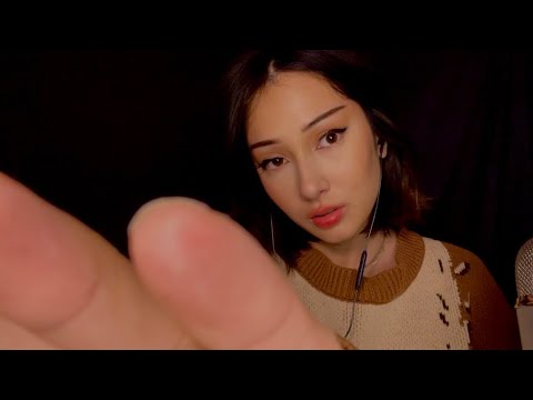 ASMR echoed mouth sounds, whispering and personal attention