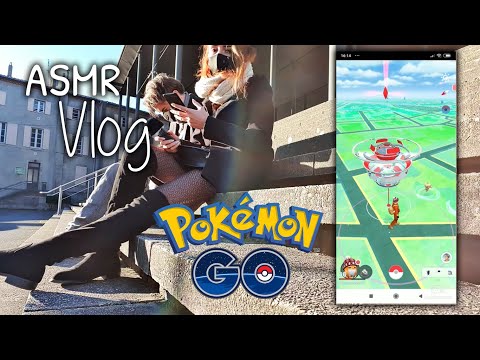 ASMR Vlog | Pokemon Go (Soft spoken français)