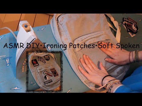 ♥ASMR♥ DIY•Ironing Patches•Soft Spoken