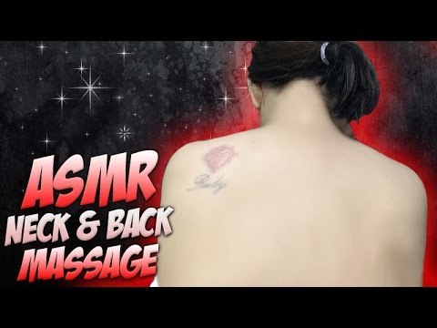 ASMR Massage Back and Neck For Sleep Relaxation ✨💤
