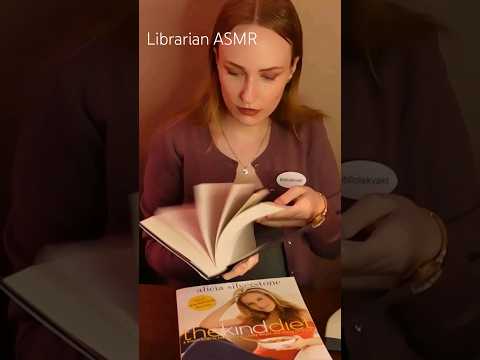 Librarian ASMR (clip) #shorts #short #asmr #library #books #softspoken  #roleplay