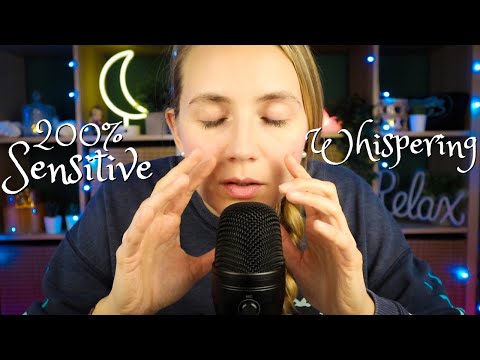ASMR 200% Sensitive Whispering RIGHT in Your Ear (NEW MIC)