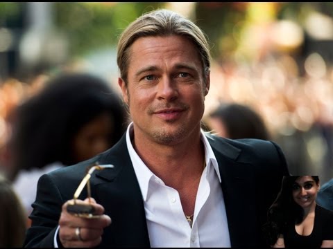Brad Pitt TIFF 2013:  Hollywood Movie Actor  On Red Carpet Without Angelina Jolie  - my review